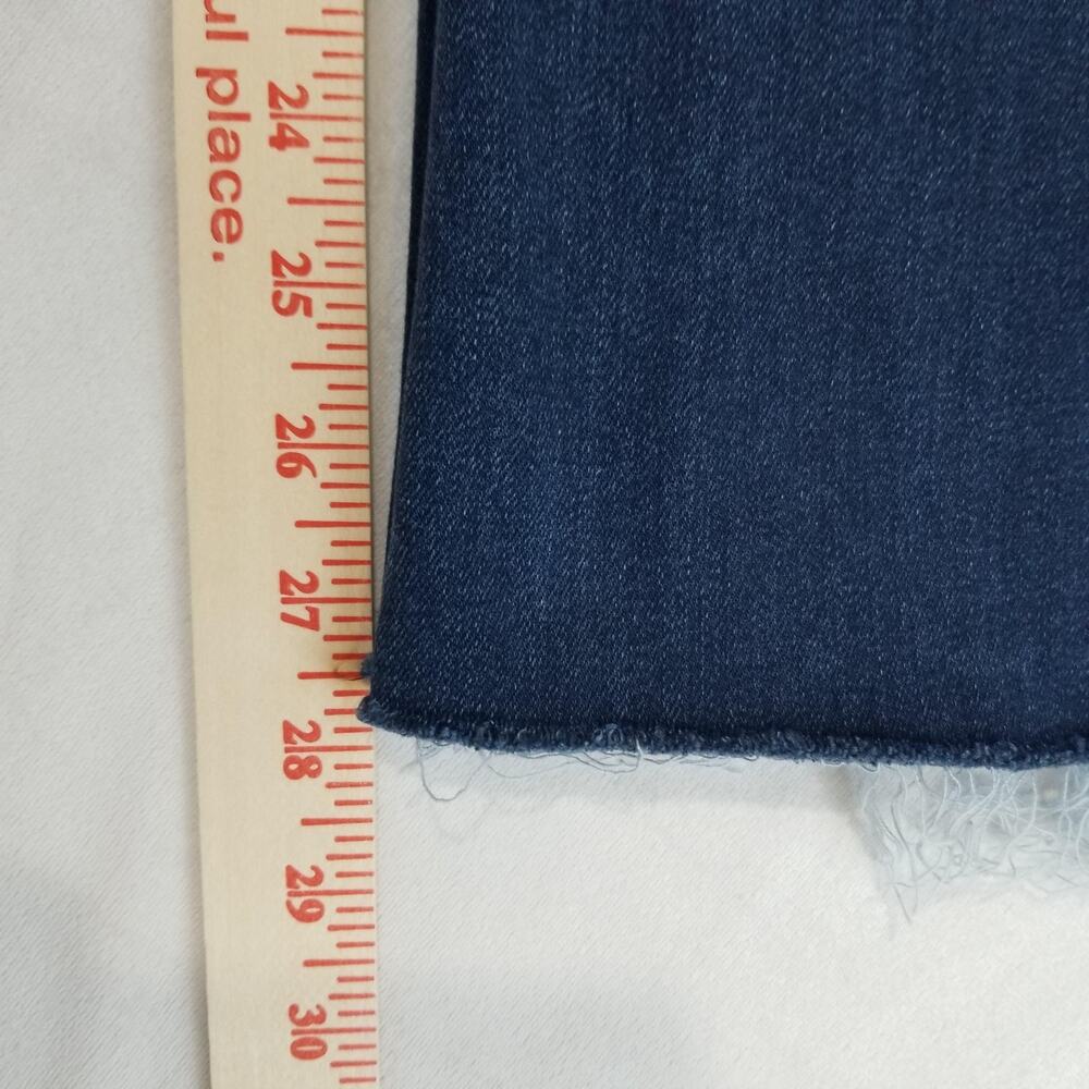 Classic Dark Blue Flare Jeans - Wide Leg - Picture 9 of 10